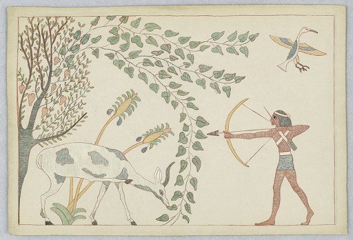 The Deer and the Vine, Illustration for Aesop's Fables