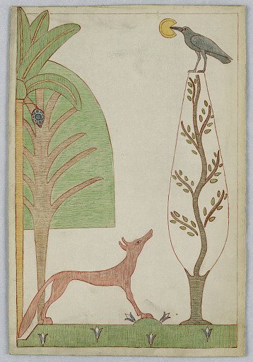 The Fox and the Crow, Illustration for Aesop's Fables