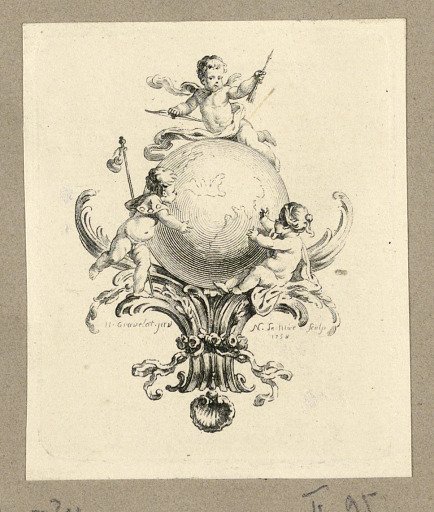 A Globe, Cupid, and Children