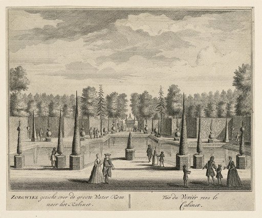 Vüe du Vivier Vers le Cabinet