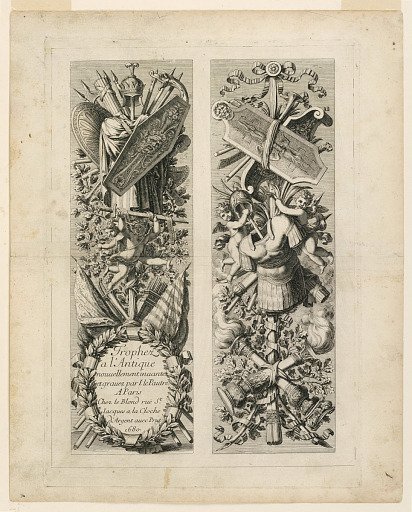 Set of Trophies, from "Trophey a l'Antique"