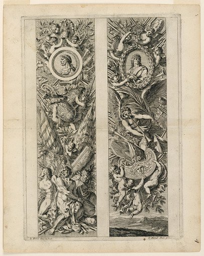 Set of Trophies, from "Trophey a l'Antique"