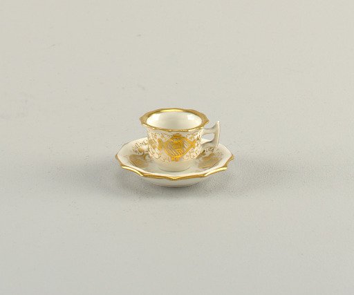 Cup and Saucer, from a Miniature Tea Set