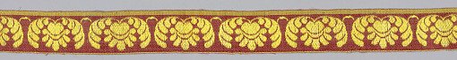 Fragment of upholstery trimming