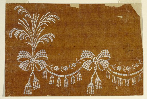 Design for an Embroidered or Woven Border of the "Fabrique de St. Ruf"