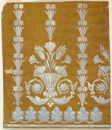 Design for a Woven Horizontal Border of the "Fabrique de St. Ruf"