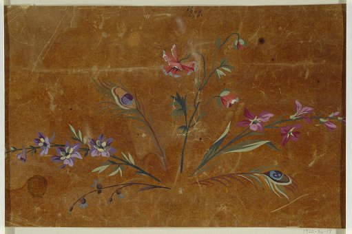Design for a Woven Fantastic Plant of the "Fabrique de St. Ruf"