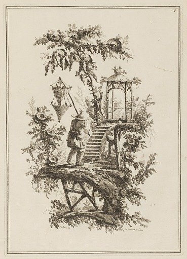 Plate 4, "Suite de douze Pêcheurs et Chasseurs"