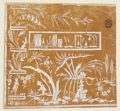 Design for Embroidered Gilet, pattern 1730 of the Fabrique de St. Ruf