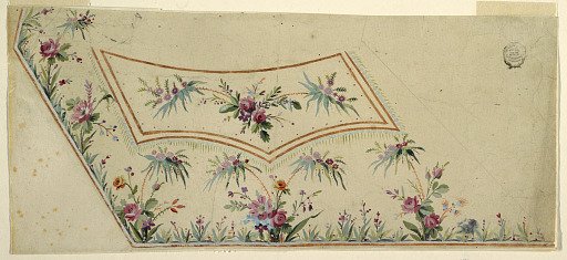 Design For the Embroidery of a Man's Waistcoat of the "Fabrique de St. Ruf"