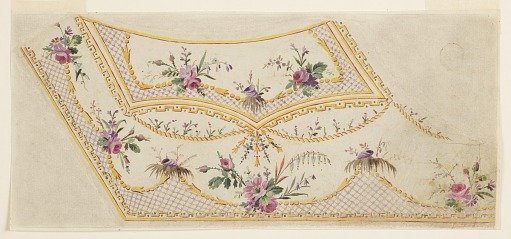 Design for the Embroidery of a Man's Waistcoat of the "Fabrique de St. Ruf"