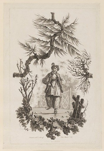 Figure Under Bough