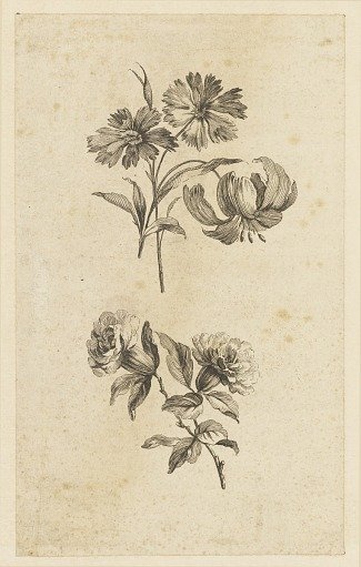 Two Flower Sprigs