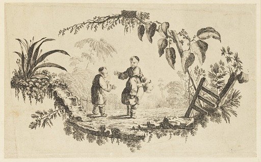 Plate, from "Recueil de Plusieurs Jeux d'Enfants Chinois"