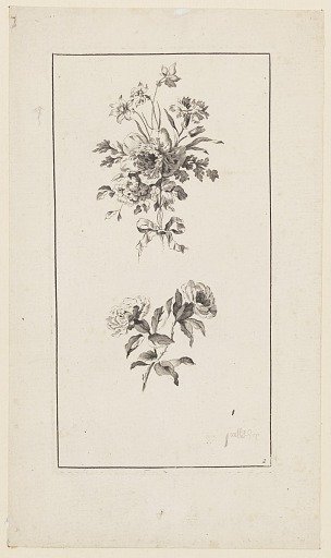 Flowers Boughs, from "Divers Bouquets d'Aprés Nature"