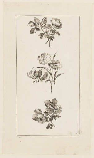 Flower Boughs, from "Divers Bouquets d'Aprés Nature"