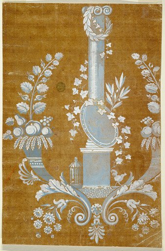 Design for an Embroidery or Woven Fabric of the "Fabrique de St. Ruf"