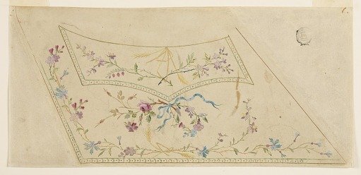 Design for Embroidered Waistcoat of the Fabrique de St. Ruf
