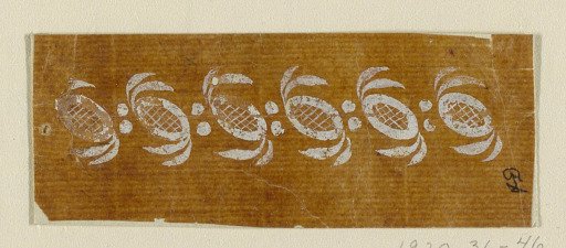 Design for an Embroidered or Woven Border of the "Fabrique de St. Ruf"