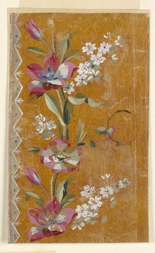 Design for an Embroidered or Woven Border of the "Fabrique de St. Ruf"