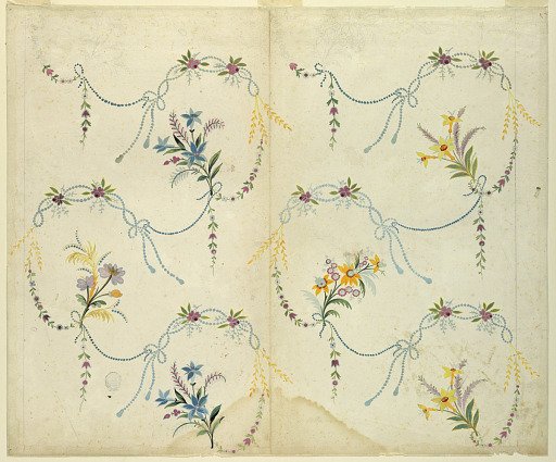 Design for the Embroidery of Wearing Apparel of the "Fabrique de St. Ruf"