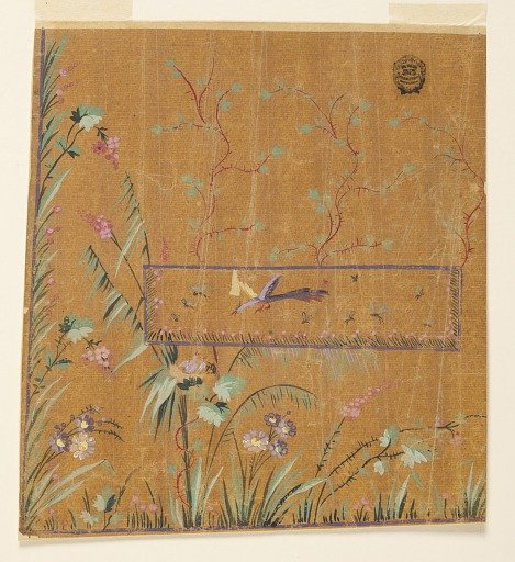 Design for an embroidered "gilet" of the Fabrique de St. Ruf