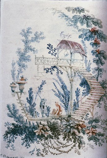 Nouvelle suite de cahiers arabesques chinois a l'usage des dessinateurs et des peintres, no.1