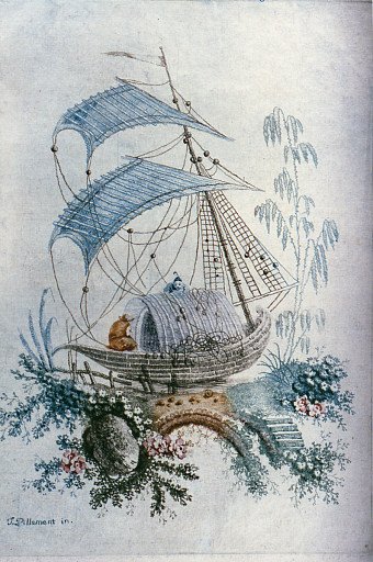 Ornamental Design from "Nouvelle suite de cahiers chinois a l'usage des dessinateurs et des peintres" No.3, Inventes et dessines par Jean Pillement. Graves par Anne Allen.