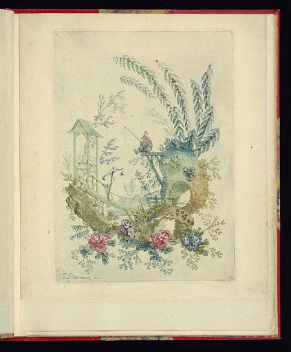 Ornamental Design from "Nouvelle suite de cahiers chinois a l'usage des dessinateurs et des peintres" No.3, Inventes et dessines par Jean Pillement. Graves par Anne Allen.