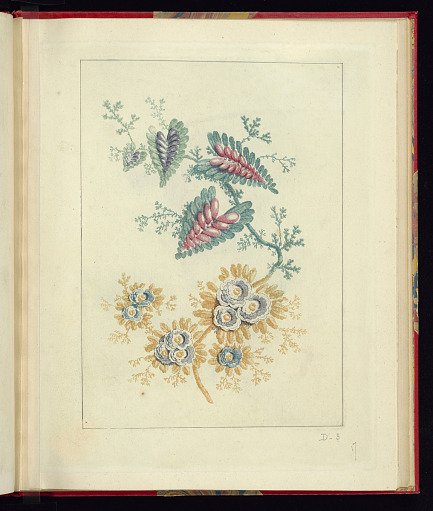 Nouvelle Suitte de Cahiers de fleurs idéales, a l'usage des déssinateurs et des Peintres