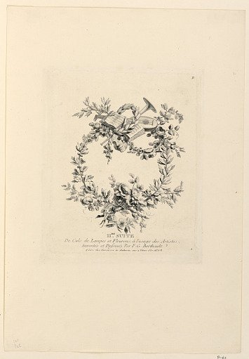 Vignette No. 1, from "IIme Suite de Ciels de Lampes et Fleurons"