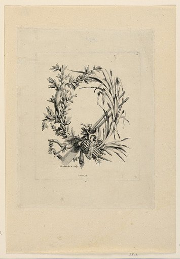 Vignette no. 3, from "IIme Suite de Ciels de Lampes et Fleurons"