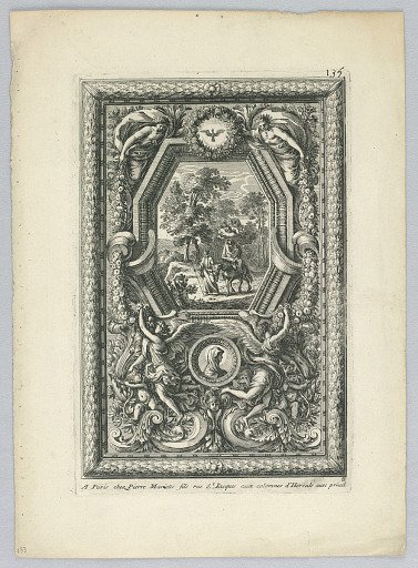 Sheet from the set, "Ornemens de Peaneaux pour... Lambris"