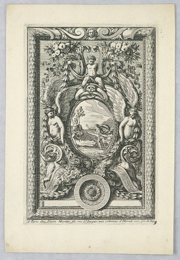 Sheet from the set, "Ornemens de Peaneaux pour... Lambris"