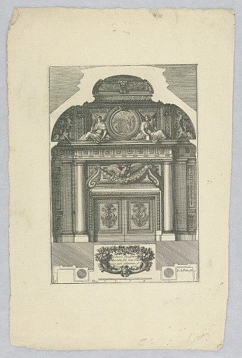 Design for Mantle Piece, from "Cheminées a la Romaine"