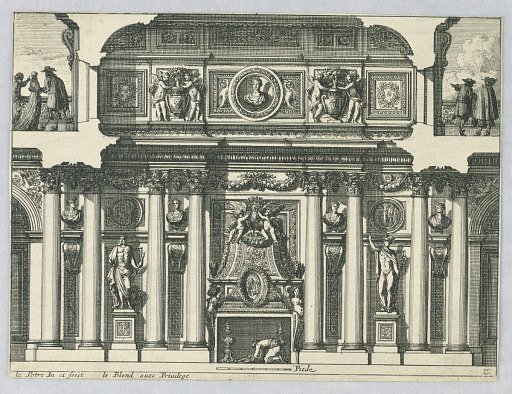 Design for Mantle Piece, from "Cheminées et Lambris"