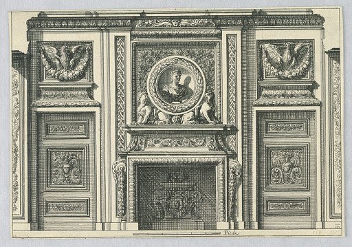 Design for Mantle Piece, from "Cheminées et Lambris"