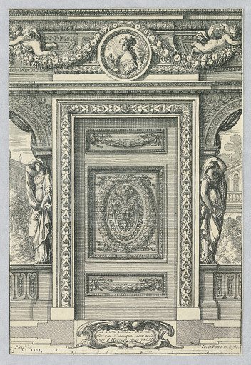 Design for Door, from "Placarts Ou Ornemens"