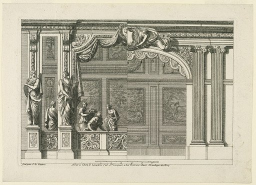 Design for a French Alcove, from "Alcoves à le Francoise"