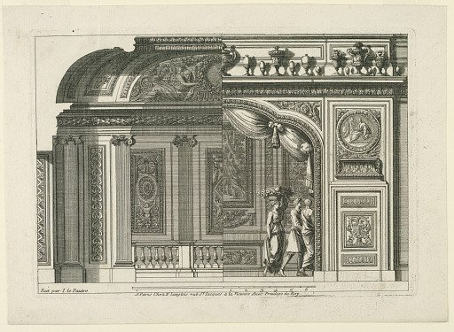 Design for a French Alcove, from "Alcoves à le Francoise"
