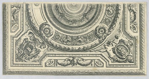 Design for a Square Ceiling, with Alternative Suggestions