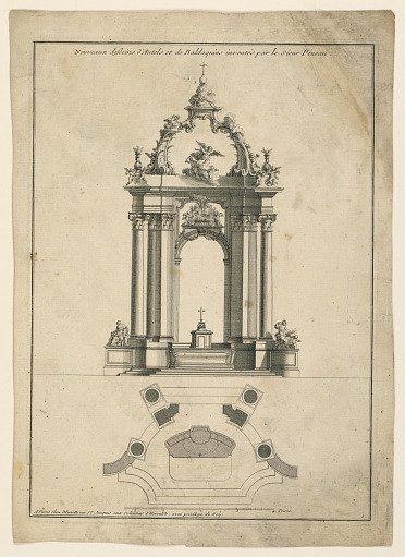 Design for an Altar, from "Nouveaux Dessins d'Autels"