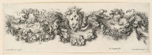 Ornamenti di fregi e fogliami