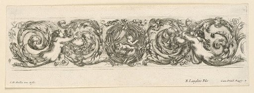 Ornamenti di fregi e fogliami