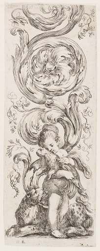 Plate, from the series Ornamenti o grottesche (Ornaments or Grotesques)