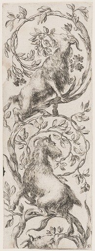 Plate, from the series Ornamenti o grottesche (Ornaments or Grotesques)