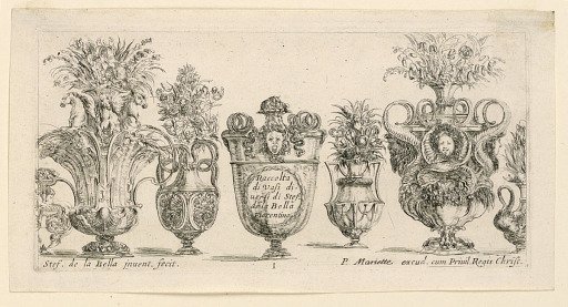 Vases, from "Raccolta di Vasi Diversi"
