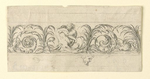 Plate from Frises, Feuillages et Grotesques (Friezes, Foliage and Grotesques)