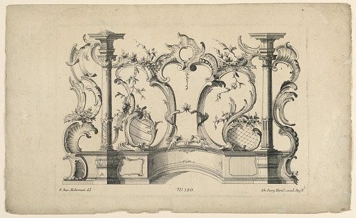 Rocaille Motifs and Dados, from Set No. 120