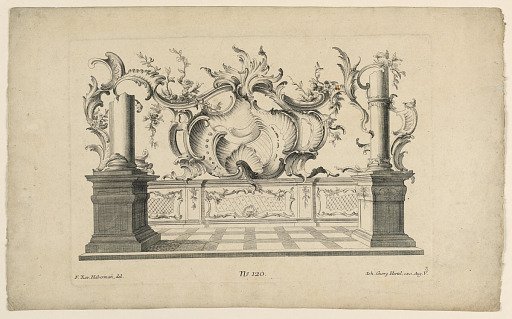 Rocaille Motifs and Dados, from Set No. 120